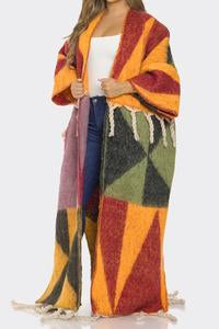 Long Fleece Sweater Coat