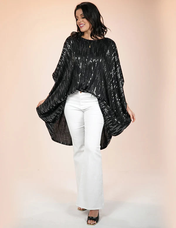 Sequined Poncho