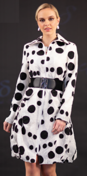 Yarn Dyed Jacquard Bubble Coat