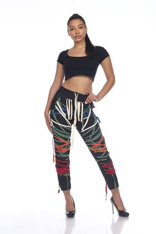 String Me Up Assorted Colored Jean Leggings