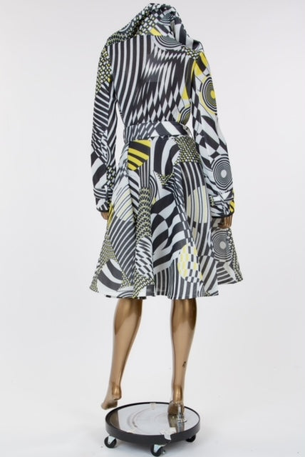 Sheer Mesh Wrap/Tie Belt Coverup